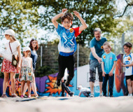 Kickin' Cancer: Weitsprung
